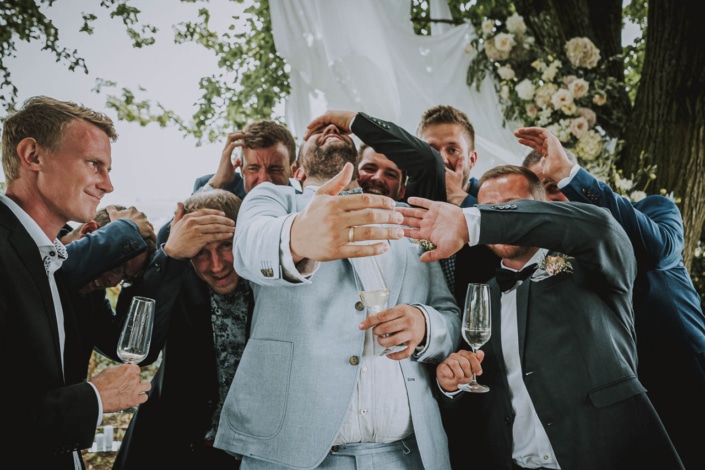 Gruppenbild Bräutigam