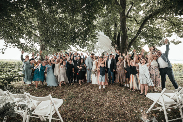 Gruppenbild Hochzeit