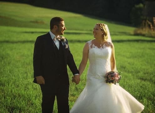 Sommerhochzeit im Hofgut Lingental mit Überraschungsfeuerwerk